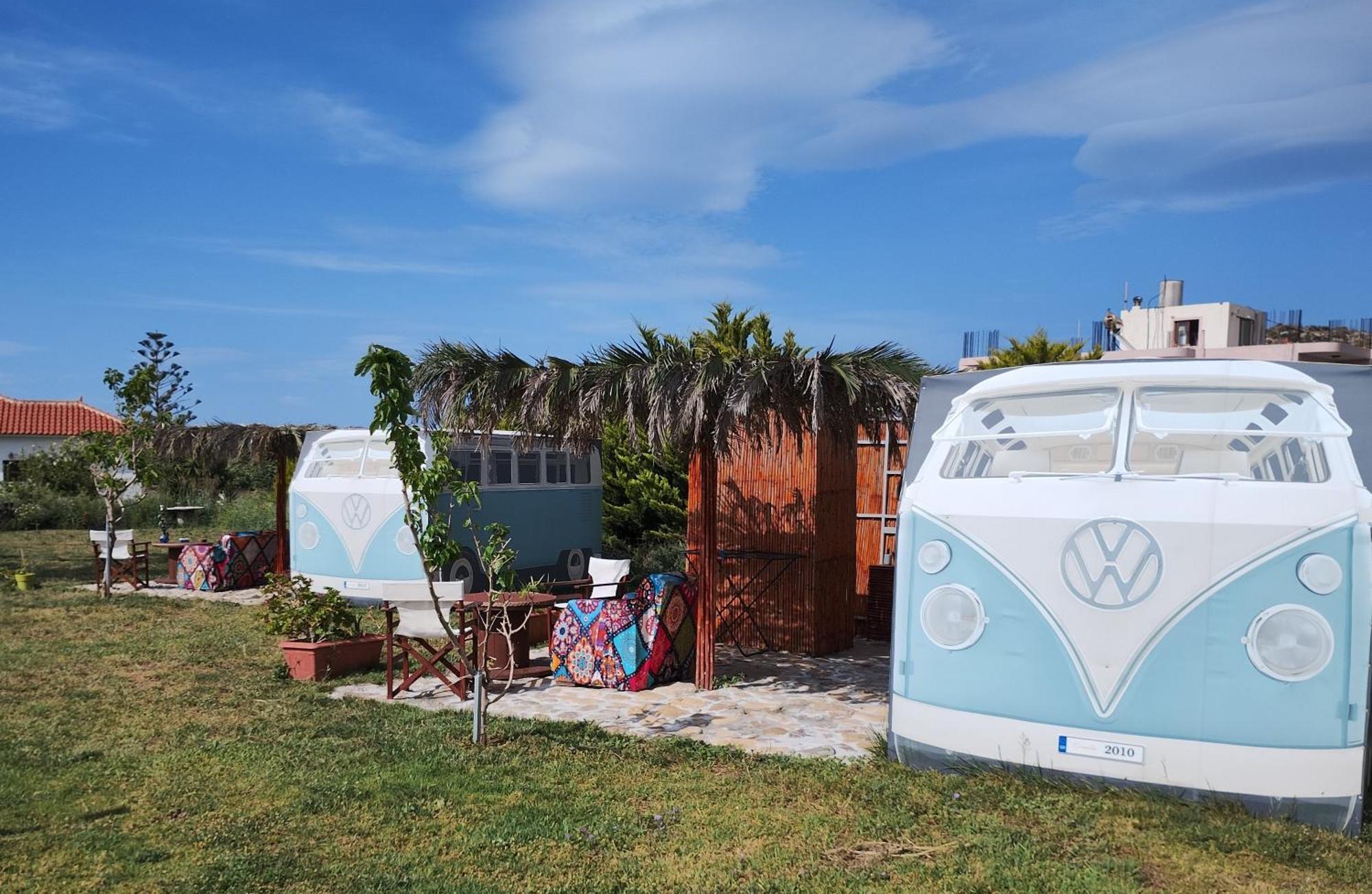 Cornelia Hippie Magic Bus Villa Kíssamos Exterior foto